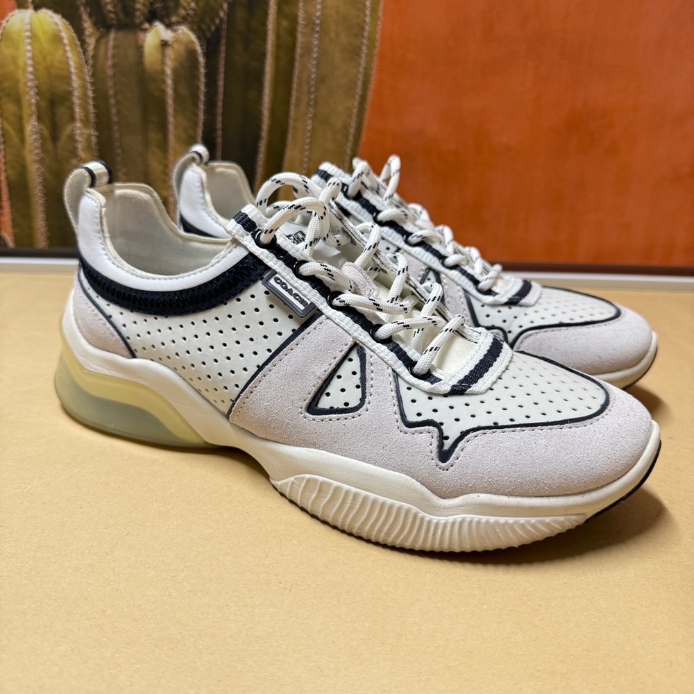 Coach White Citysole Runner Women Shoes 7.5B - Picture 4 of 8